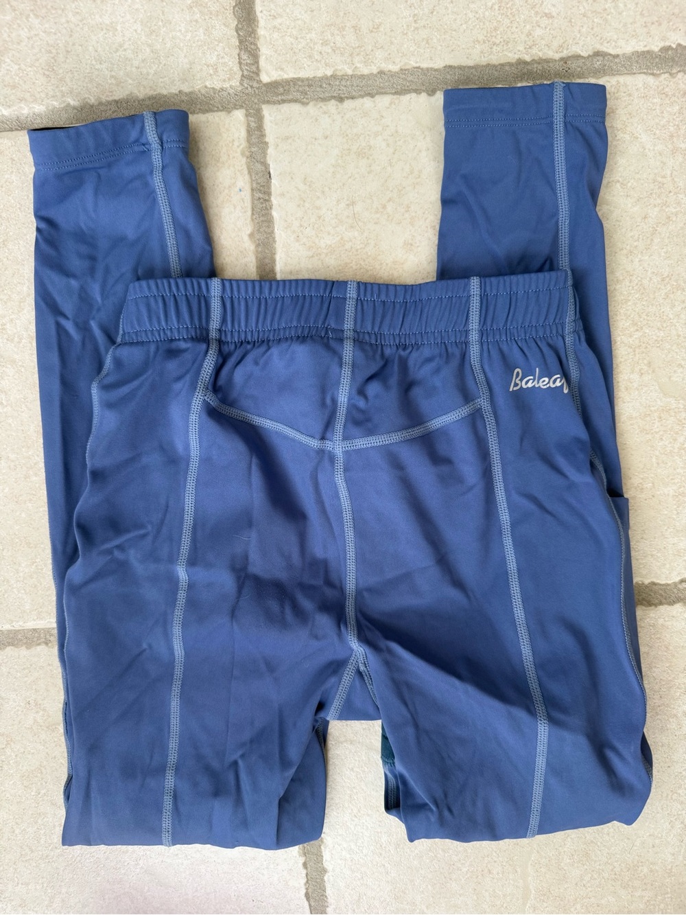 Baleaf Navy Athletic Horseback Riding or Athletic Leggings for Kids Girls
